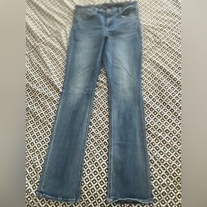 American Eagle Outfitters Blue Boot Cut stacked Jeans